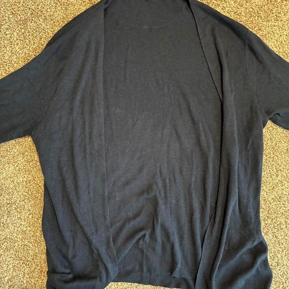 Unbranded Women's Black and Navy Cardigan